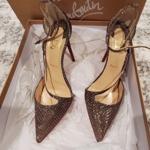 Christian Louboutin Fliketta 100 Glitter Chain